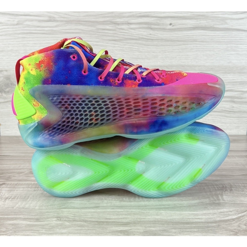 Adidas SM A.E. 1 Anthony Edwards (Rare) Tie Dye Men's Size 12 IH0829 Unreleased - Picture 1 of 10